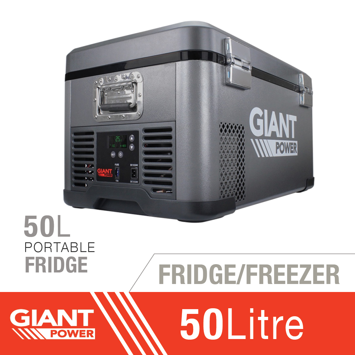 50L Portable Freezer/Fridge 12V/24V 240V Camping Car Boating Caravan