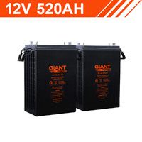 6.24kWh 12V 520AH AGM Battery Bank (6V cells)