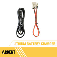 Ardent 54.6V 20A Lithium Battery Charger for 48V Lithium Battery Charger with Anderson Plug & Alligator Clip