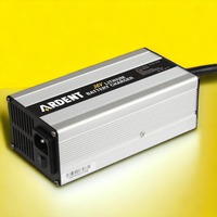 The 36V 20A model charger operates from mains AC 200-260V as input, supplying up to 20A charging output suitable for nominal 36V LiFePO4 battery banks. 
