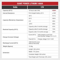 140AH Lithium Battery 