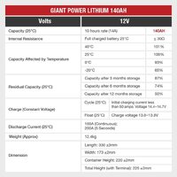 140AH Lithium Battery 
