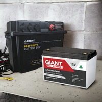 GIANT 140AH Lithium Deep Cycle Battery 12V AGM Deep Cycle Battery Camping, Marine,4WD,Solar