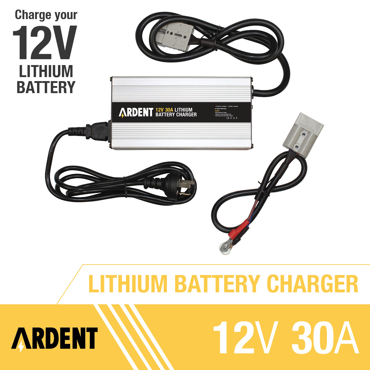 Ardent 12V 30A Lithium ​LiFePO4 Battery Charger