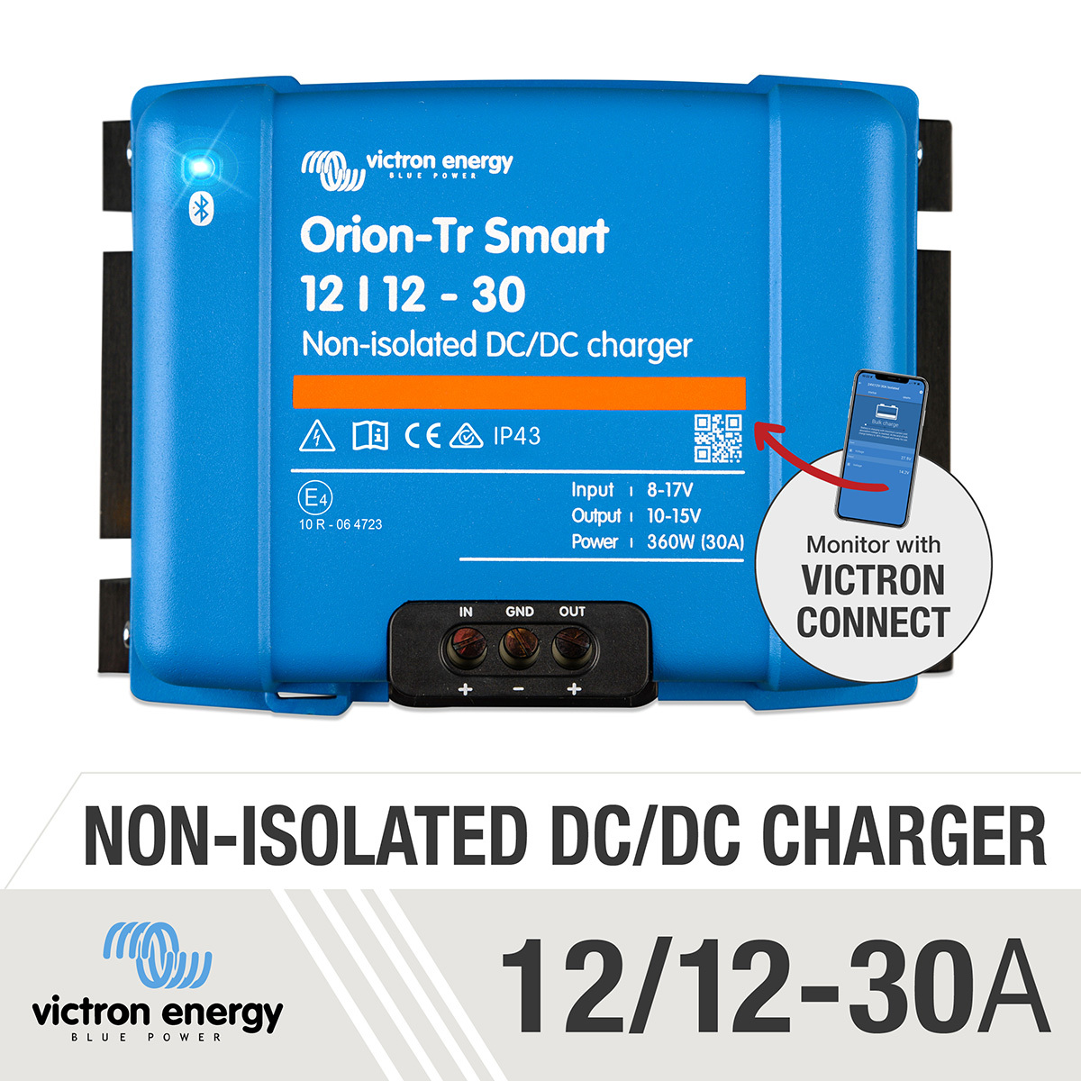 Victron Energy Orion 12/24-Volt 8 amp DC-DC Converter Non-Isolated, High  Power