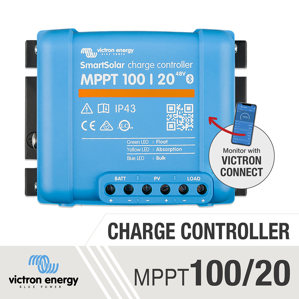 Victron Smart Solar MPPT 100/30 (SCC110030210) with FREE SHIPPING Australia  Wide.