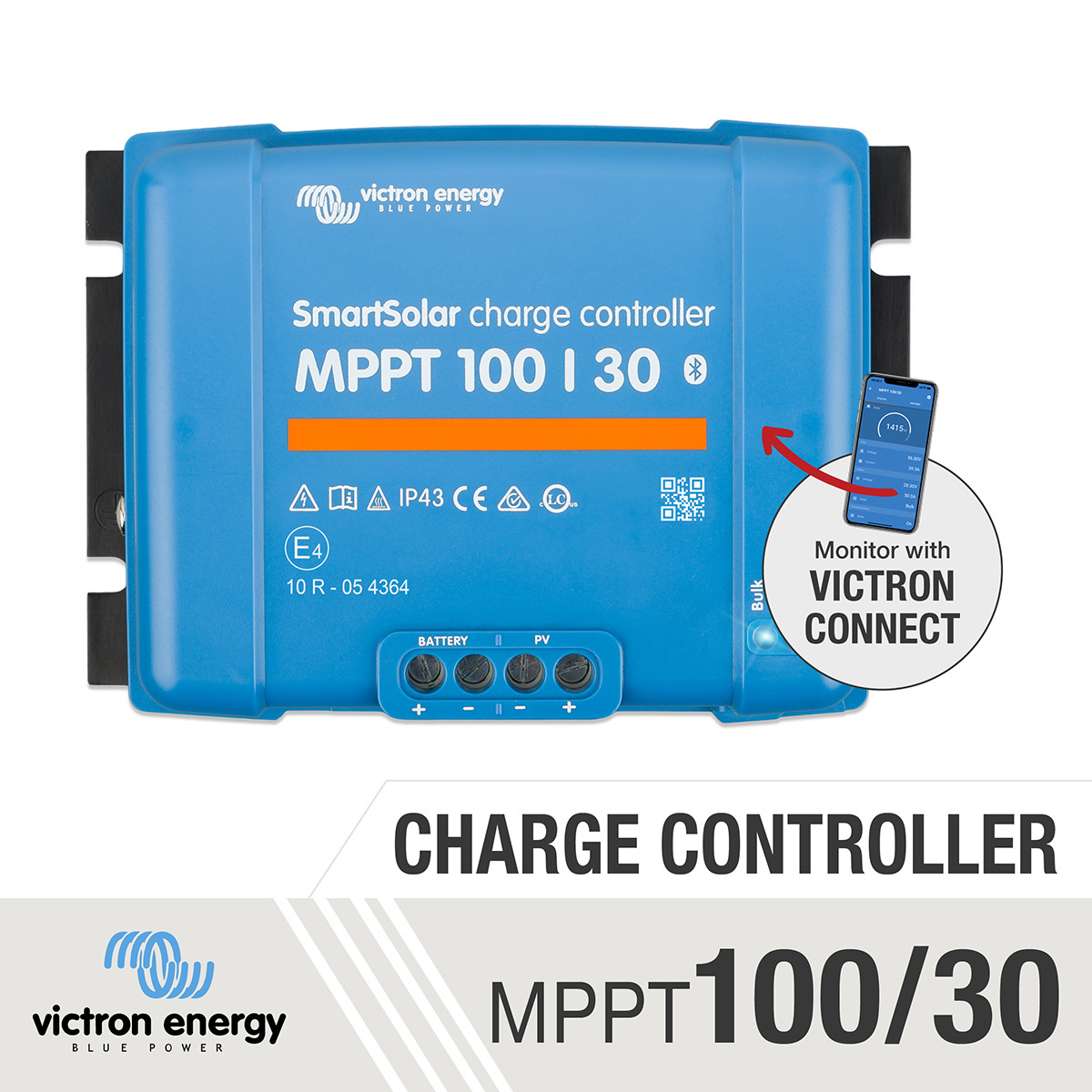 Victron Smart Solar MPPT 100/30 (SCC110030210) with FREE SHIPPING
