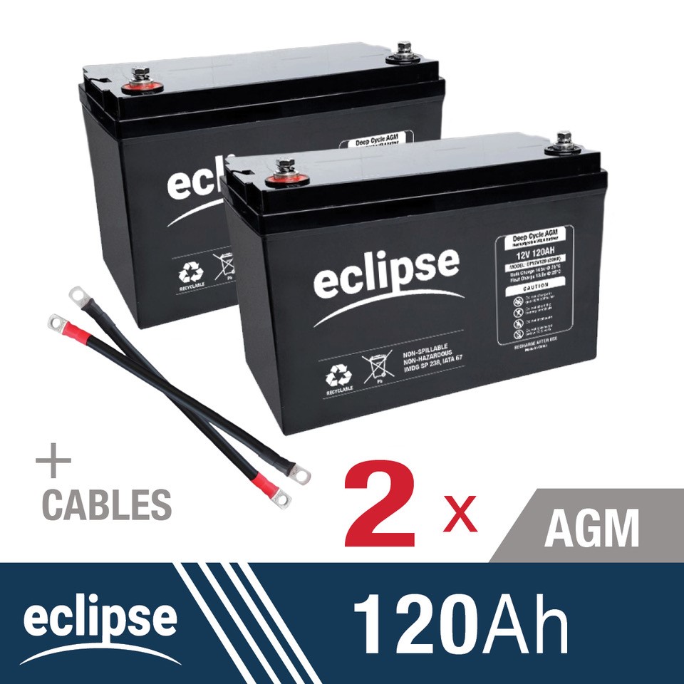Eclipse 130AH AGM Deep Cycle Battery