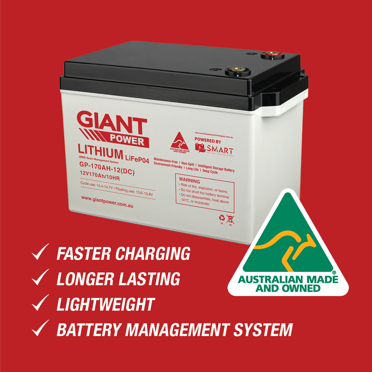 XTM Deep Cycle Battery DC12-120Ah AGM