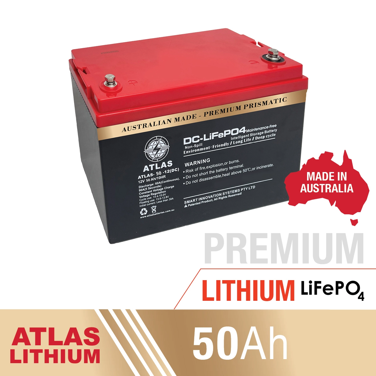 50AH Lithium Deep Cycle Battery