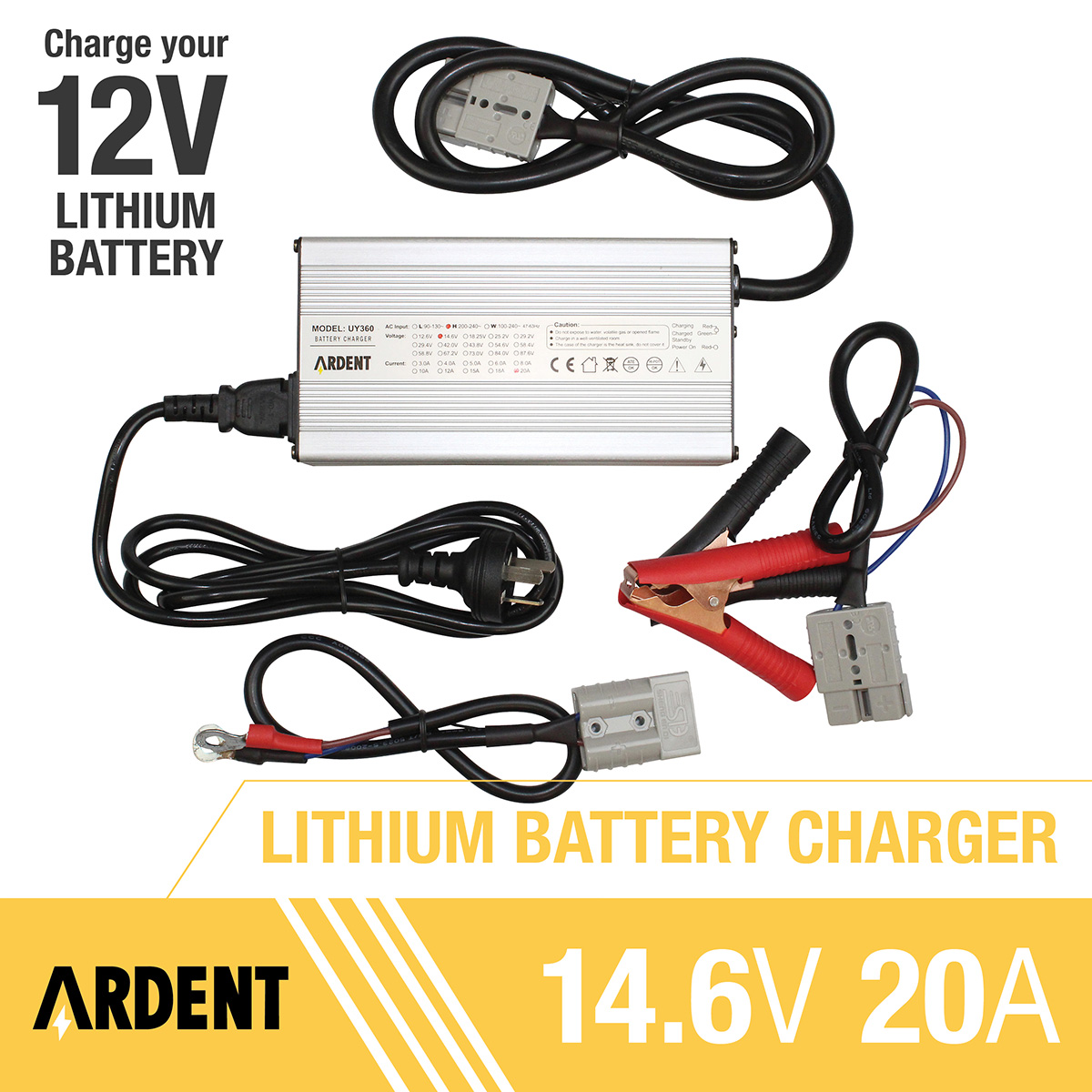 Giant 140AH 12V Lithium Deep Cycle Battery and Ardent Battery Box 140AH Lithium Battery Australia