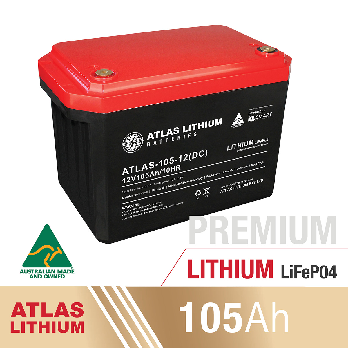 105AH Lithium Deep Cycle Battery