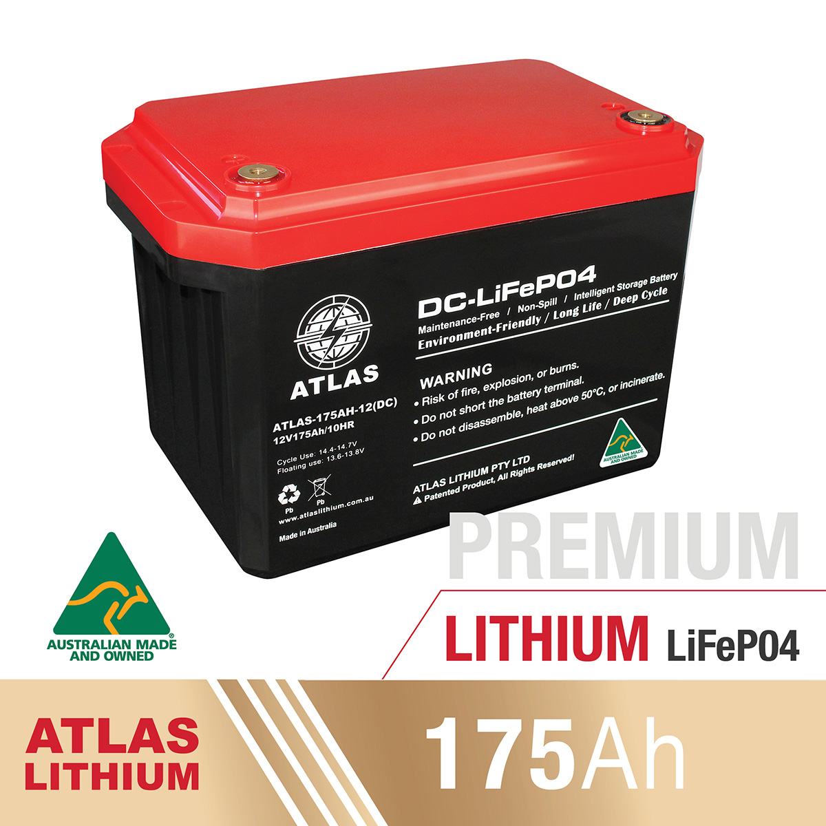 120AH Lithium Deep Cycle Prismatic Battery
