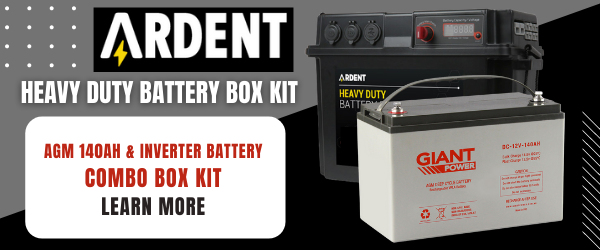 Deep Cycle Battery and Battery Box with Inverter 