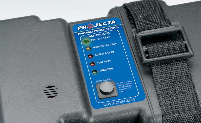Voltage Meter on Projecta Battery Box 