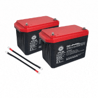 Double 120AH Lithium Deep Cycle Dual Battery Kit