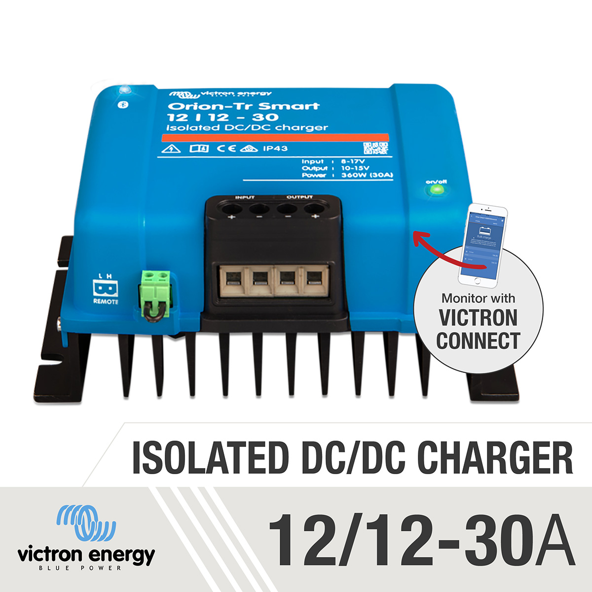 Victron Orion-Tr Smart 12/12-30A (360W) Non-isolated DC-DC with FREE  SHIPPING Australia Wide.