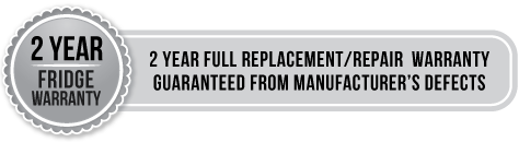 2 year fridge warranty - 2 year full replacement/repair warranty guaranteed from manufacturer's defects