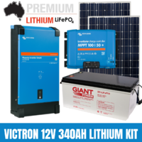 VICTRON 12V 340AH Lithium Kit w/ Giant 'Aussie Made' Lithium Batteries - Complete Kit