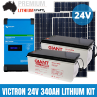 VICTRON 24V 340AH Lithium Kit w/ Giant 'Aussie Made' Lithium Battery - Complete Kit