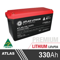 ATLAS 330AH 12V Lithium Prismatic Deep Cycle Battery