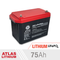 ATLAS 75AH Lithium Deep Cycle Battery (LiFePo4)