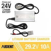 Ardent 29.2V 10A Lithium Battery Charger for 24V Lithium Battery 