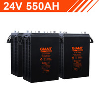 Giant Power 13.2kWh 24V 550AH AGM Battery Bank (6V cells)