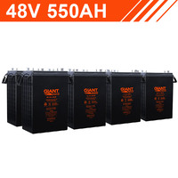 Giant Power 26.4kWh 48V 550AH AGM Battery Bank (6V cells)