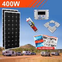 400W 12V Complete DIY Solar Kit (2x200W)