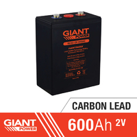 600AH 2V Carbon Lead Battery