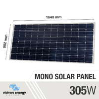 Victron Solar Panel 305w-20v Mono 1640x992x35mm SMO43052000