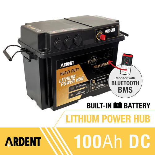 ARDENT 100AH Lithium Power Hub 
