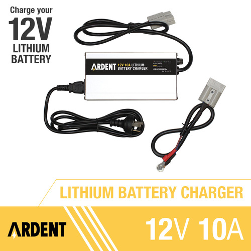 Ardent 12V 10A Lithium ​LiFePO4 Battery Charger 
