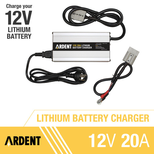 Ardent 12V 20A Lithium ​LiFePO4 Battery Charger 