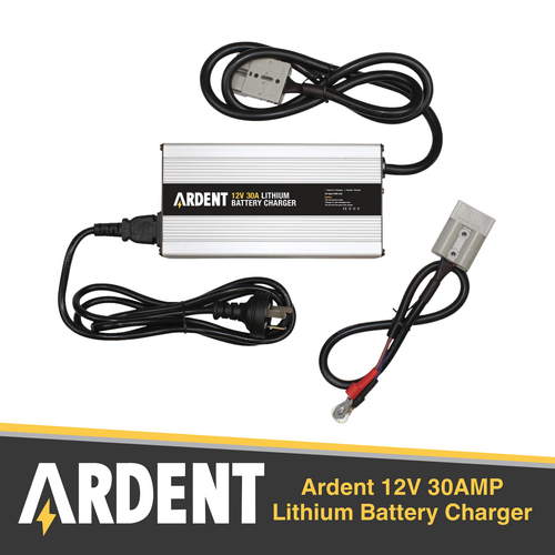 Ardent 12V 30AMP Lithium Battery Charger for 12V LiFEPO4