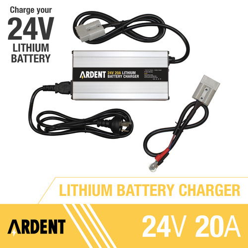 Ardent 29.2V 20A Lithium Battery Charger for 24V Lithium Batteries
