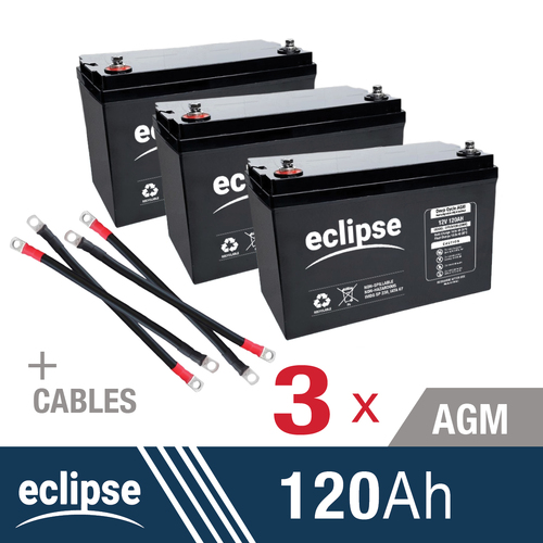12 Volt 120Ah Deep Cycle AGM Battery