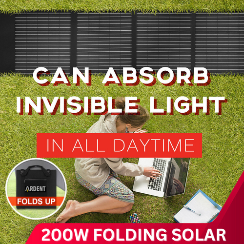 200W 12V Foldable Solar Mat with Grade A Solar Cells (6 panel)