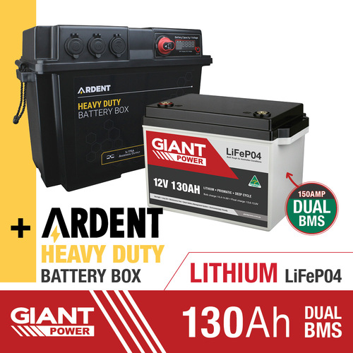 GIANT 130AH Lithium Deep Cycle Battery