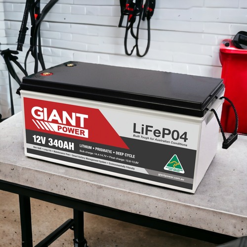 Giant 340AH 12V Lithium Deep Cycle Battery