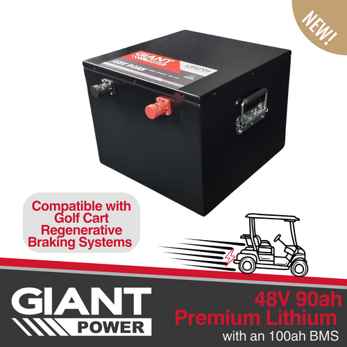 GIANT 48V 90AH GOLF CART Lithium Deep Cycle Battery