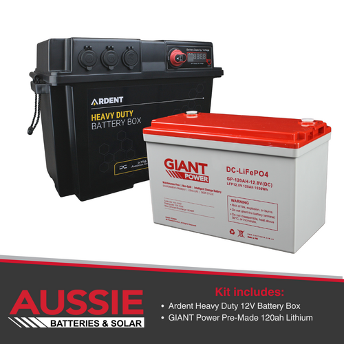 120AH lithium Battery & Heavy Duty battery box