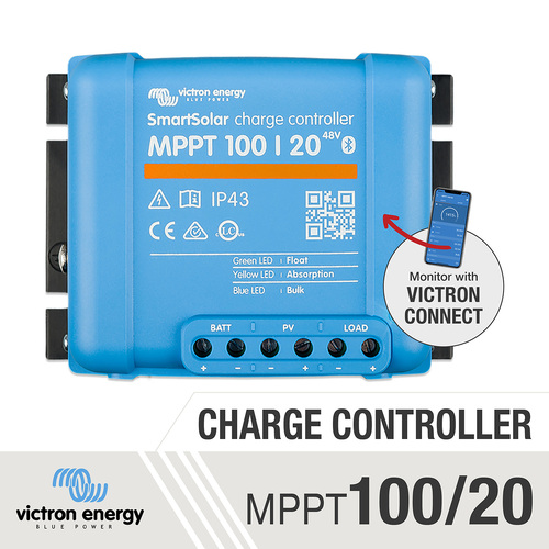 Victron Smart Solar MPPT 100/20 (Up To 48V) SCC110020160R
